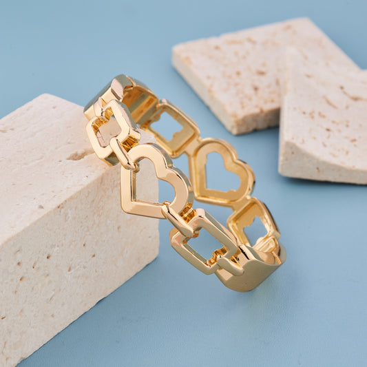 HeartGlow Cut-Out Bracelet