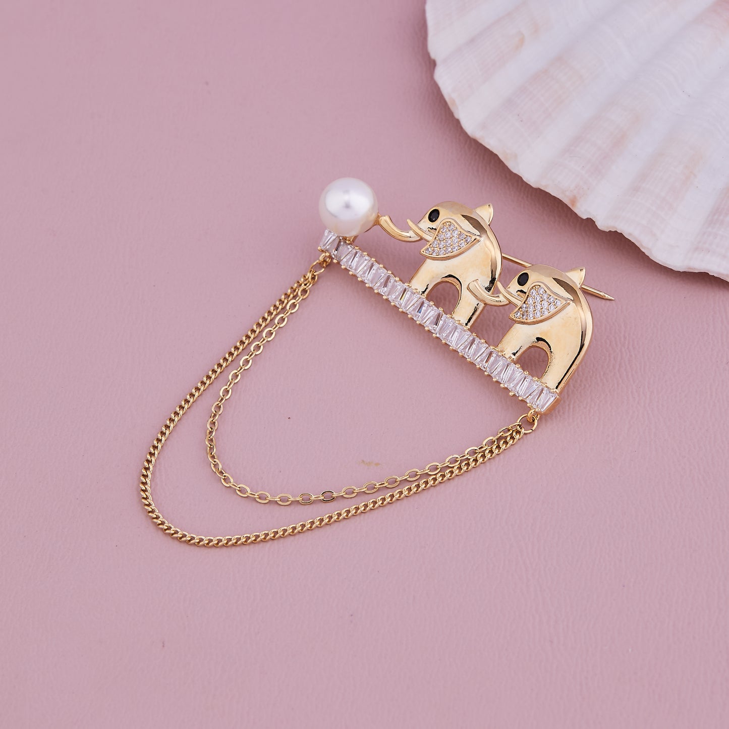 Royal Elephant Brooch