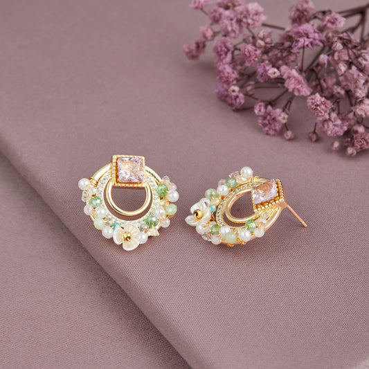 Floral Earrings Nature-Inspired Artistic Jewelry