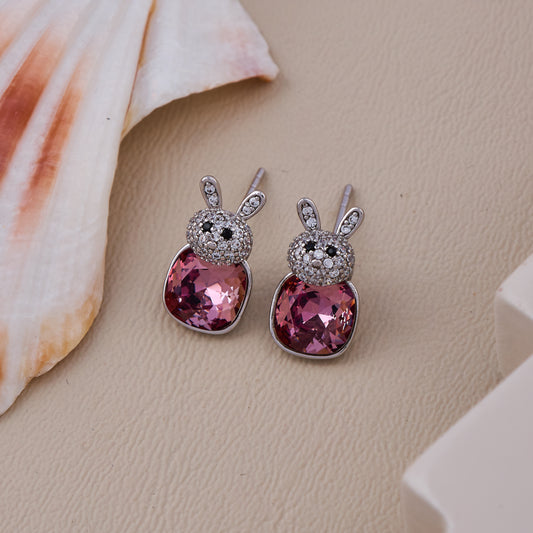 Adorable bunny-themed earrings