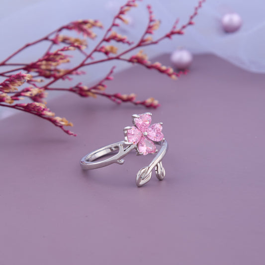 Pink Blossom Ring