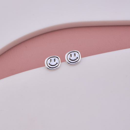 Smiley Face Stud Earrings