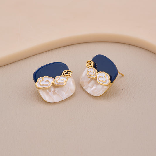 Midnight Cloud Duo Earrings