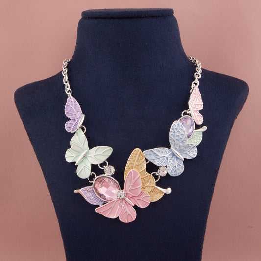 Elegant Butterfly Necklace with Delicate Details