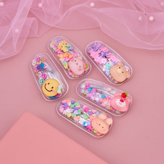 Sweet Animal Glitter Clips