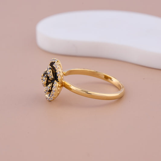 Crystal Rose Bloom Ring