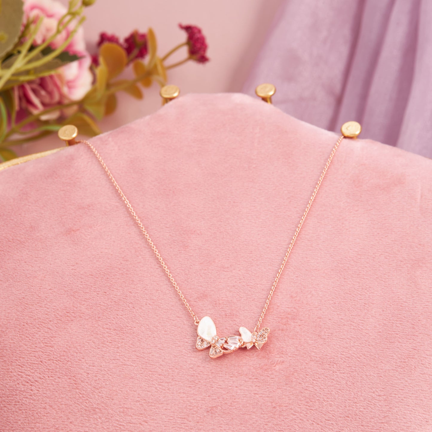 Elegant Rose Pendant Necklace for Timeless Charm