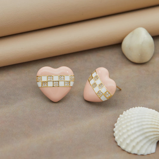 Nature’s Heart: Artistic Heart-Shaped Earrings