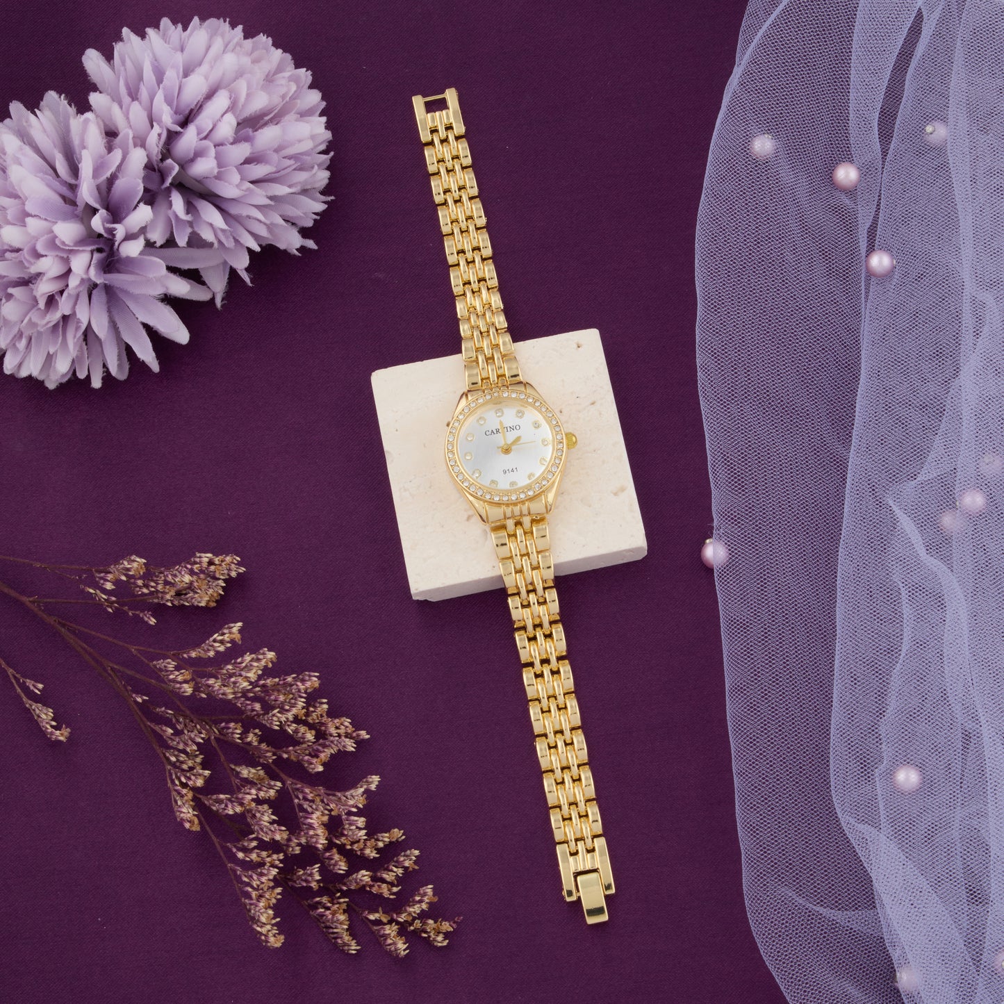 GC Premium Jewellery Gold Watch – Diamond-Accented Luxury Timepiece