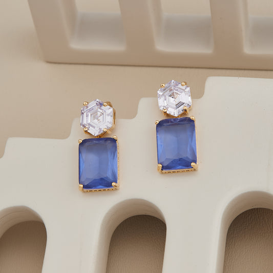 Sapphire Glow Studs
