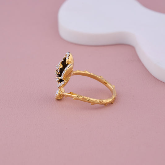 Blooming Grace Diamond Flower Ring