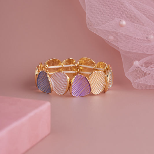 Elegant Gold Meenakari Bracelet for Women