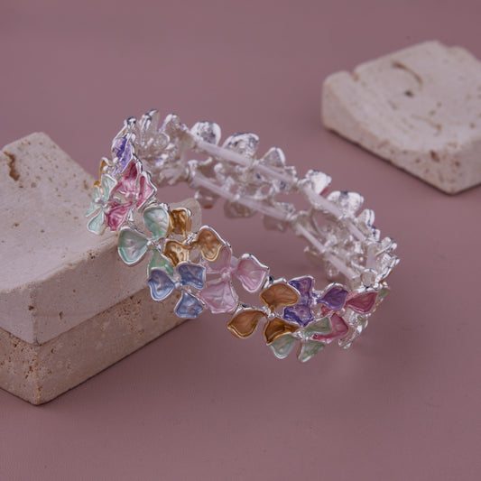 Elegant Jewel-Toned Fashion Bracelet for Women