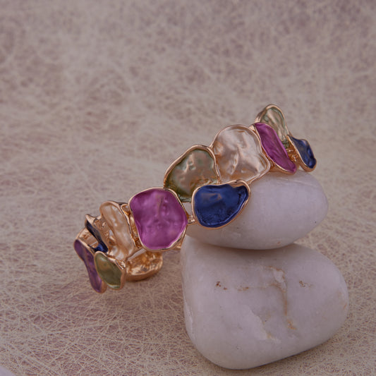 Purple Crystal Bracelet for Women Elegant Body Jewelry