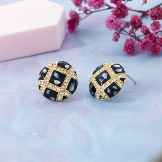 Sparkling Diamond & Crystal Earrings