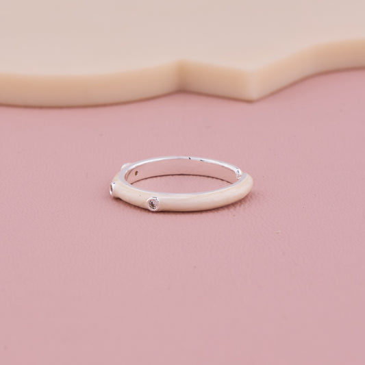 Minimalist Silver Band Ring