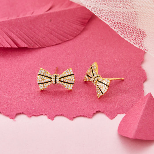 Elegant Diamond-Studded Earrings