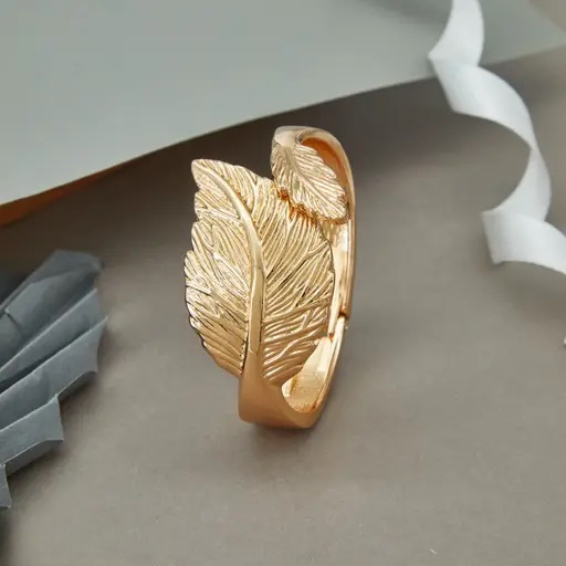 Golden Leaf Whisper Bracelet