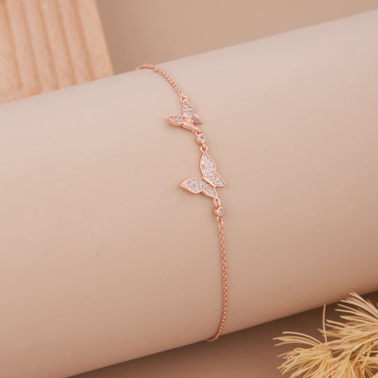 Gold Butterfly Bracelet for Chic Elegance