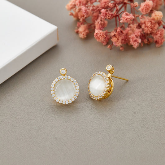 Diamond & Floral Sophisticated Earrings