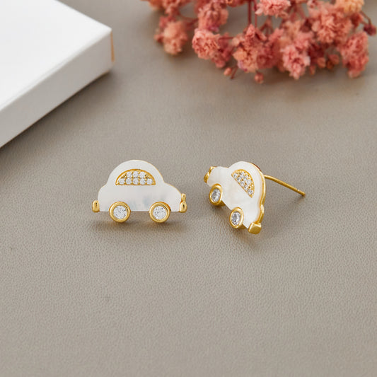 Car-Shaped Playful Earrings