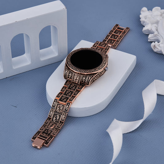 Antique Copper Digital Ethnic Watch
