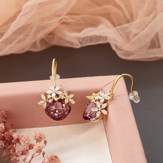 Elegant Floral-Inspired Earrings