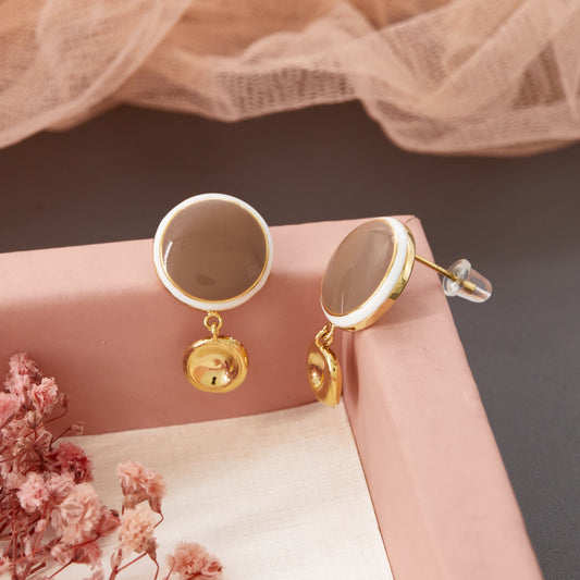 Elegant Wedding Enamel Earrings