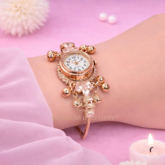Premium Kashmiri Watch with AD Stones & Adjustable Slider