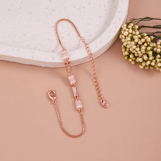 Luxury Gold Bracelet with Diamond Accents