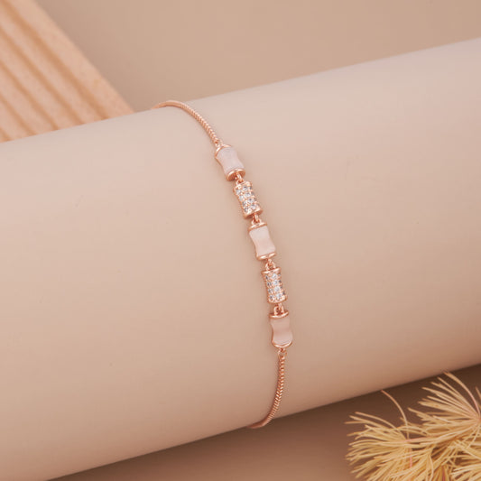 Luxury Gold Bracelet with Diamond Accents