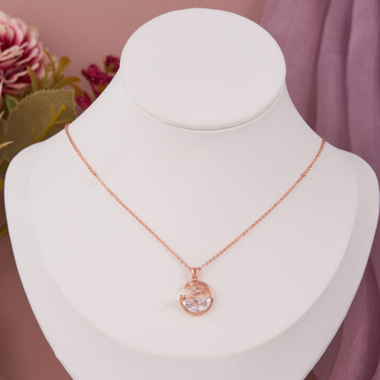 Floral Whisper Pendant Necklace