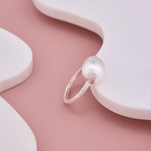 Silver Dome Statement Ring