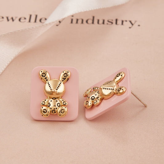 Teddy Elegant Gemstone Earrings Luxurious Design