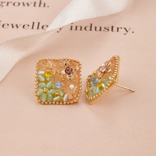 Elegant Earrings with Intricate Design