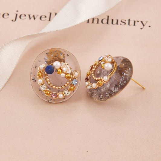 Whimsical Earrings with a Touch of Sparkle