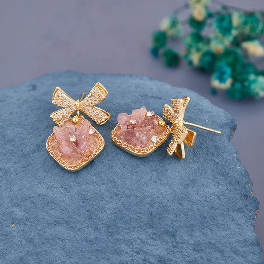 Artistic Enamel Earrings Showcasing Creative Design