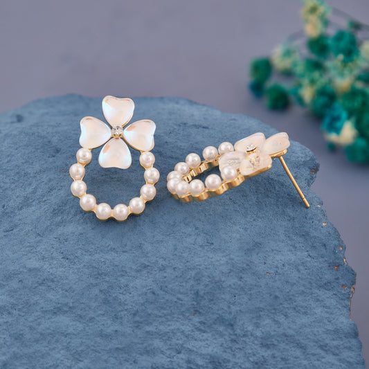 Artisan Earrings with Pearls, Beads, or Gemstone Accents