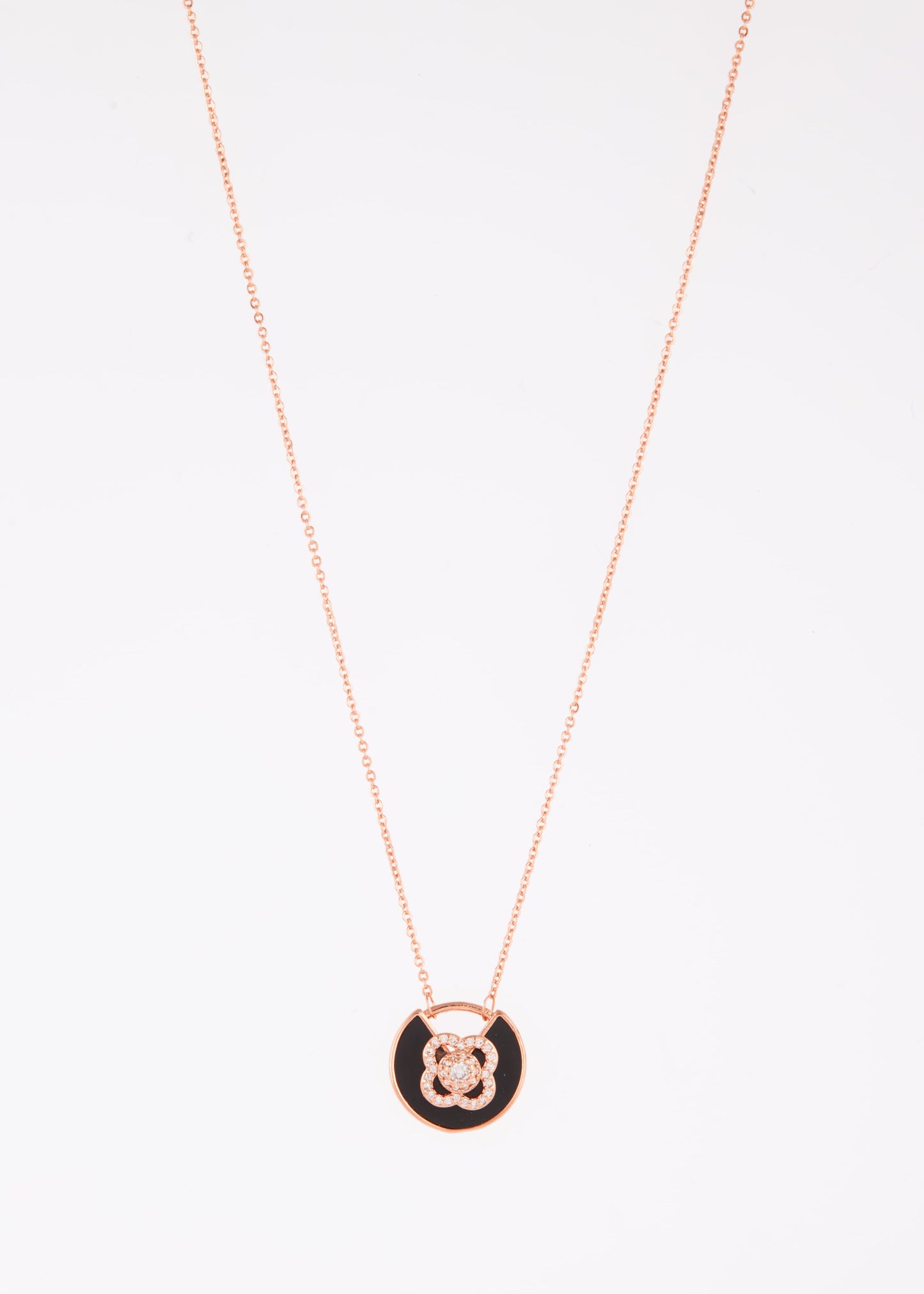 Floral Charm Pendant Necklace