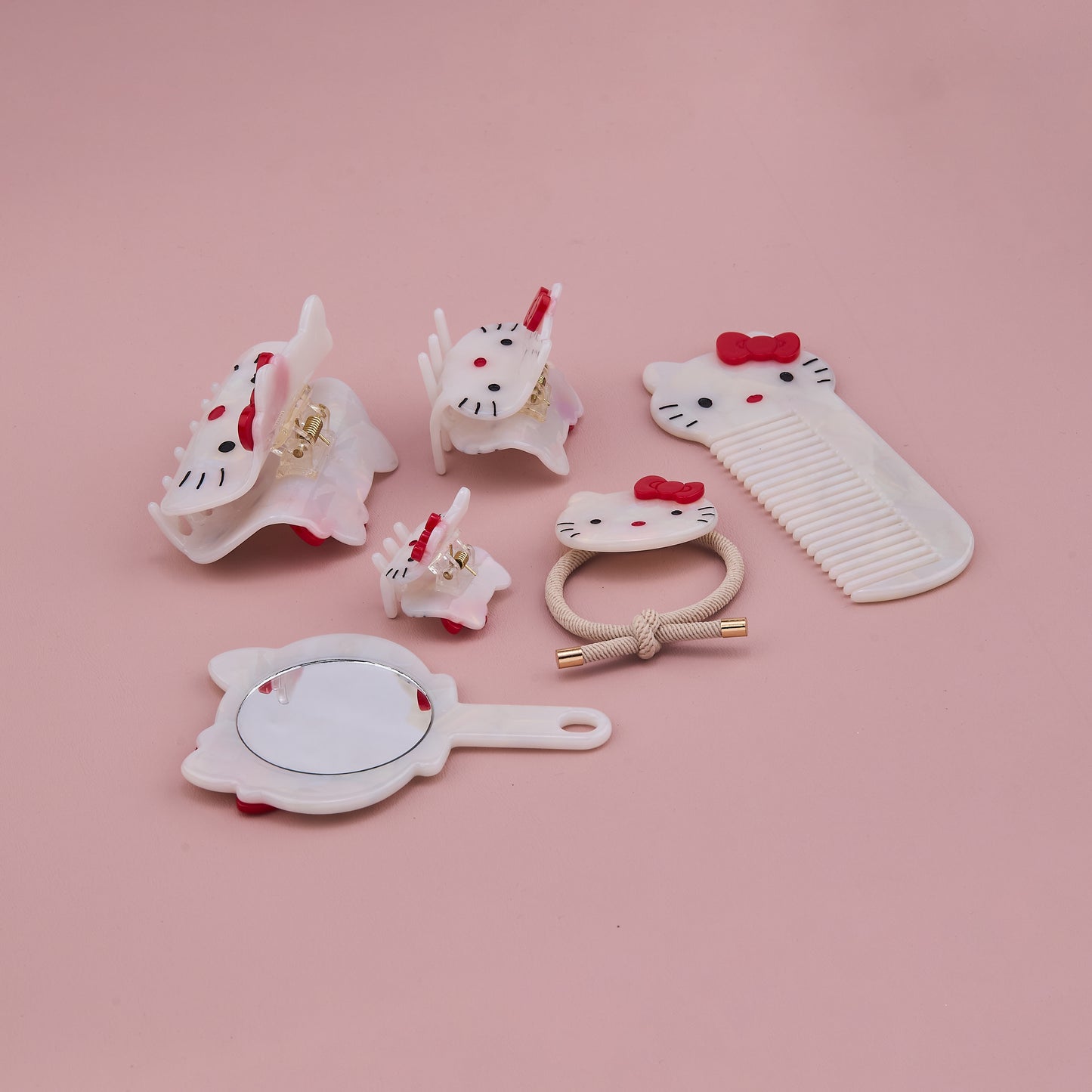 Cute Hello Kitty Hair Accessories Set