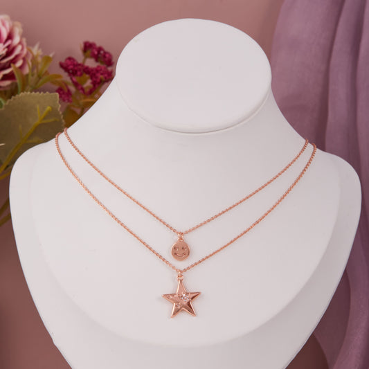 Delicate Floral Pendant Necklace