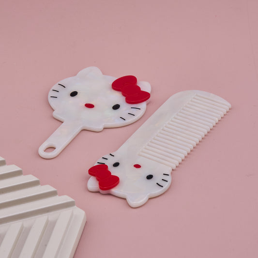 Hello Kitty Comb and Mirror Set