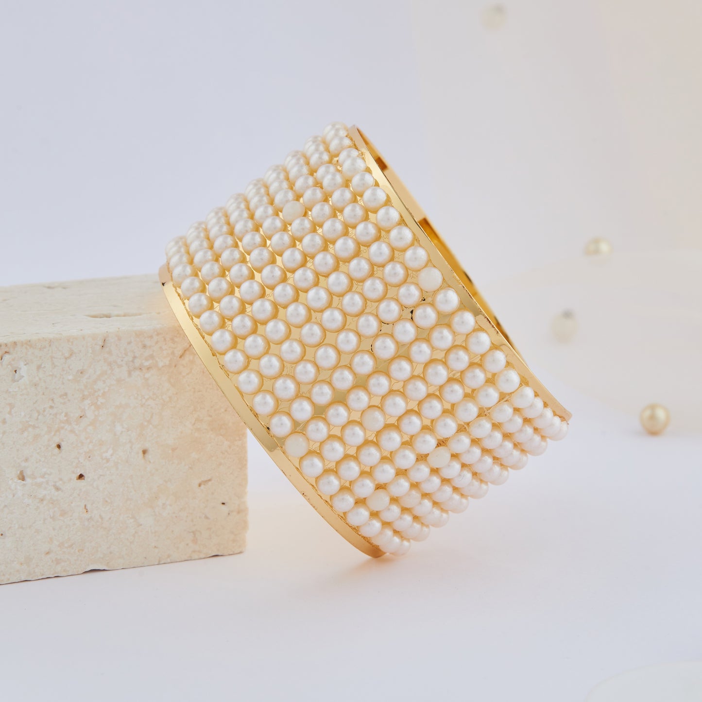 Pearl Embrace Gold Bracelet