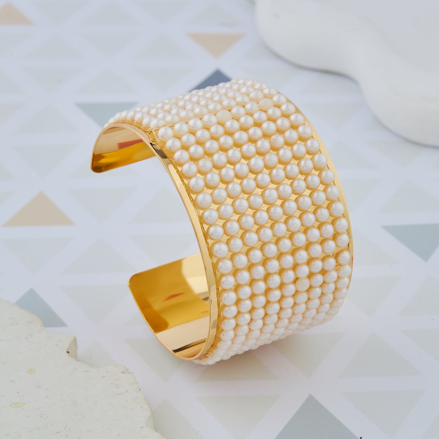 Pearl Embrace Gold Bracelet