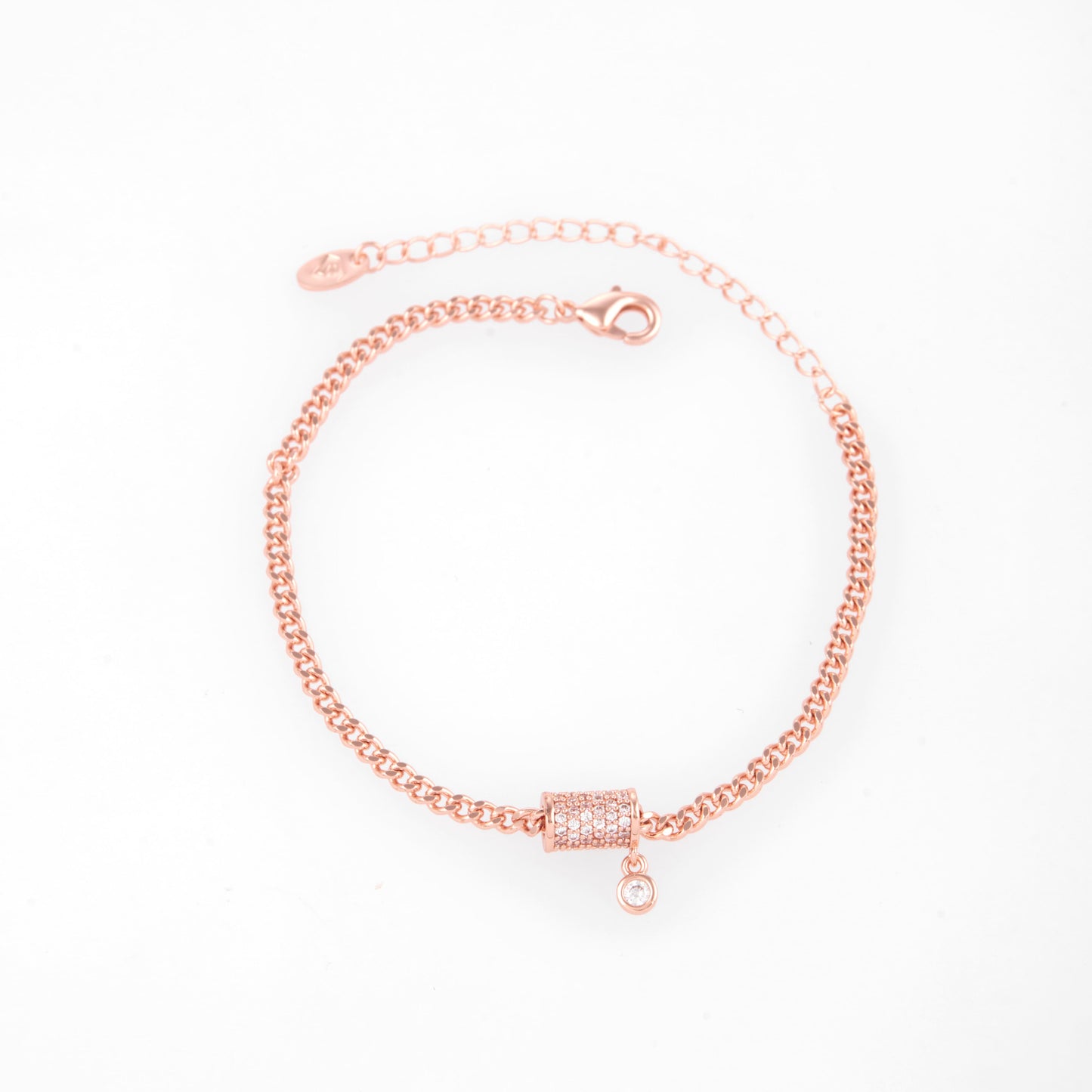 Rose Gold Bracelet with Intricate Craftsmanship