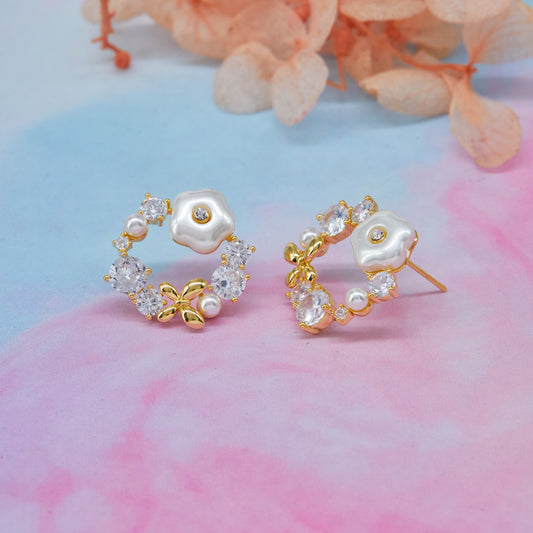 Pearl & Diamond Earrings Classic Sophistication & Sparkle