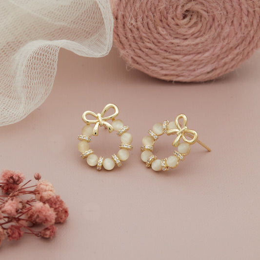 Bow & Pearl Earrings – Unique and Elegant Fashion Accessory