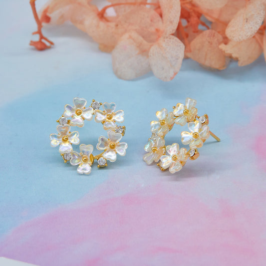 Floral Earrings Decorative & Vibrant Elegance