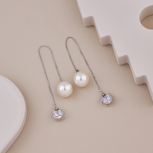 Ivory & Pearl Earrings Timeless Sophistication