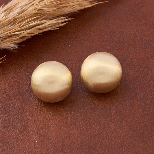 Minimalist Gold Ball Earrings